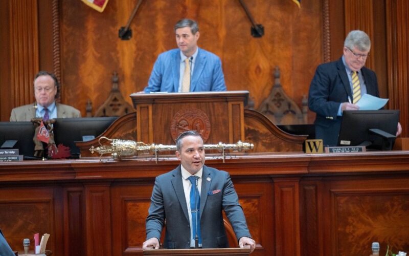 James Teeple speaking on the South Carolina House floor