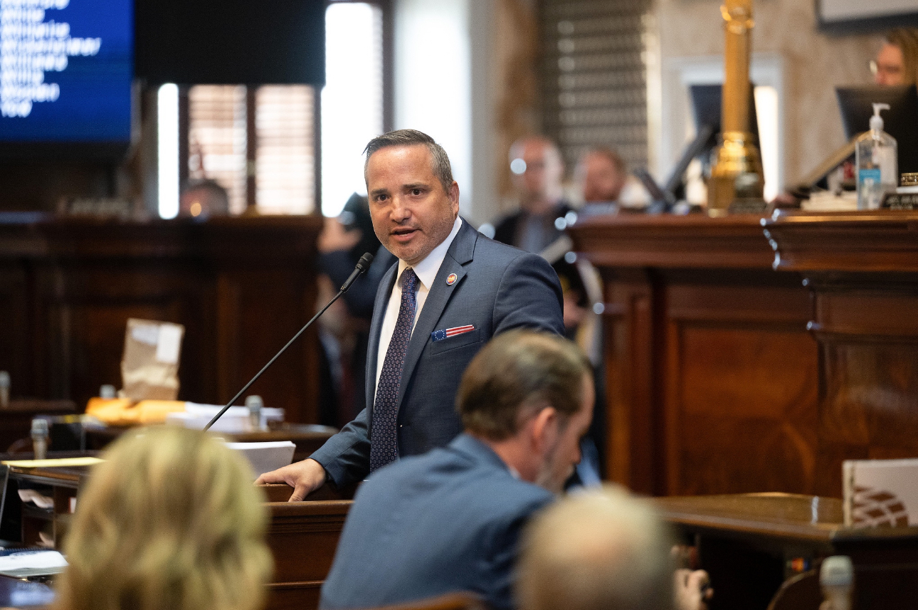 James Teeple speaking on the South Carolina House floor
