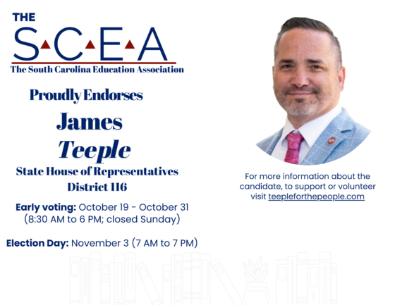 The South Carolina Education Association endorsement
